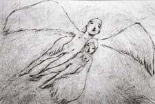 A Feather Stare at the Dark